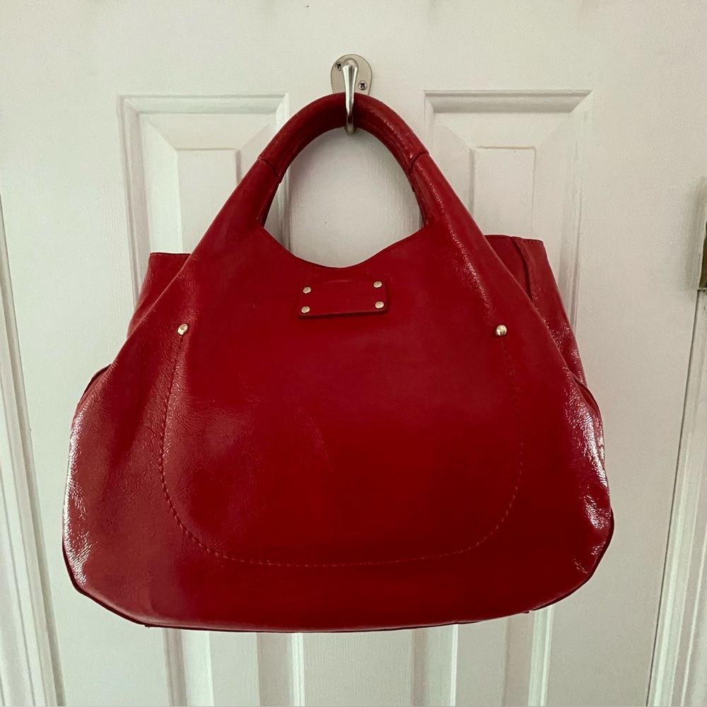 KATE SPADE RED SATCHEL HANDBAG